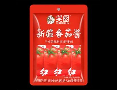 Case Show of Flexible Packaging for Ketchup