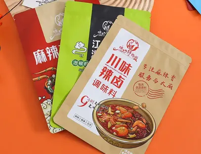 Case Show of Flexible Packaging for Seasoning