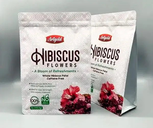 label standing pouch