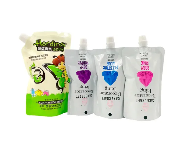 liquid bags with spout