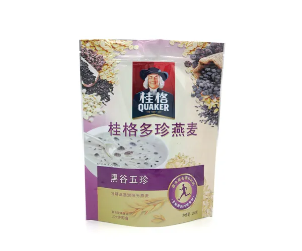 standing pouch silver