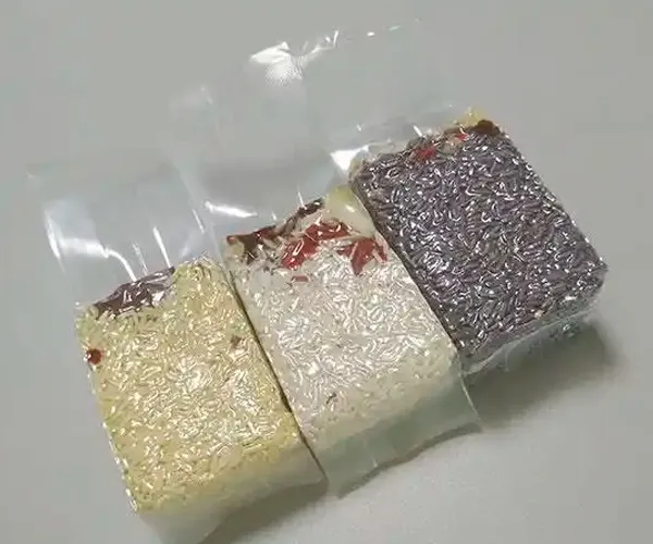 transparent pouch for food packaging