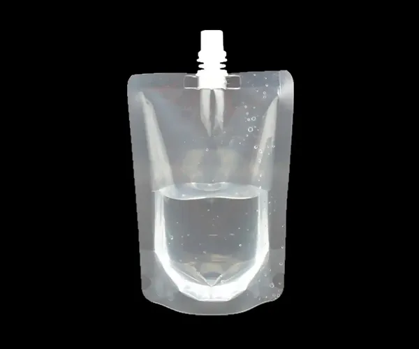 transparent pouch for packaging