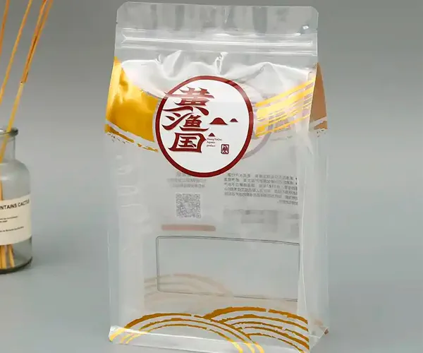 transparent pouch packaging
